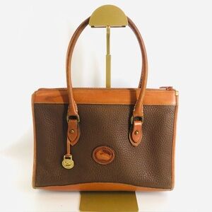 Dooney & Bourke Two Tone Leather Handbag